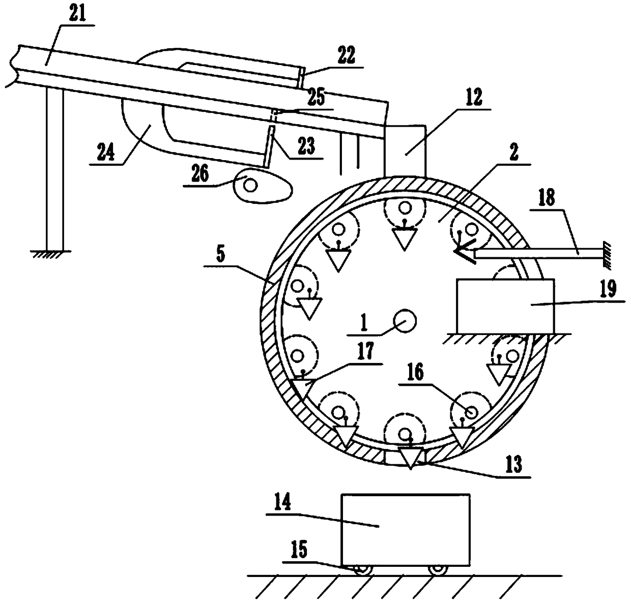 Pit removing machine for jujubes