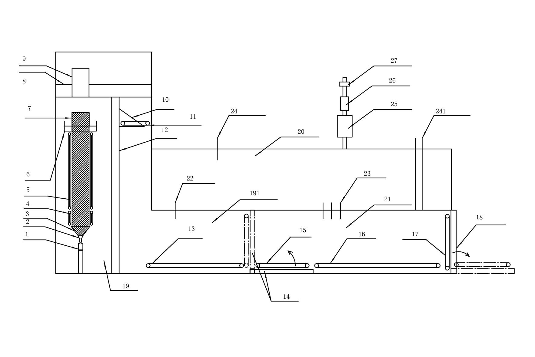 Pressure-regulating vacuum round and square dual-purpose three-dimensional continuous foaming machine