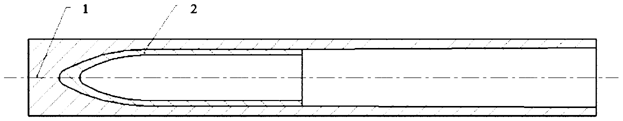 A method for brazing inner holes of ultra-high strength steel and tungsten alloy