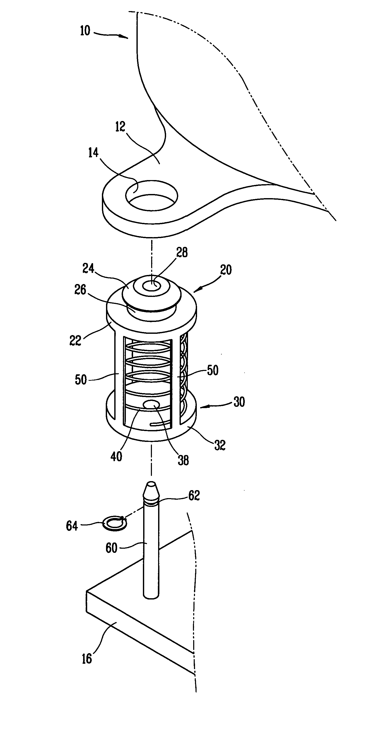 Apparatus for supporting compressor