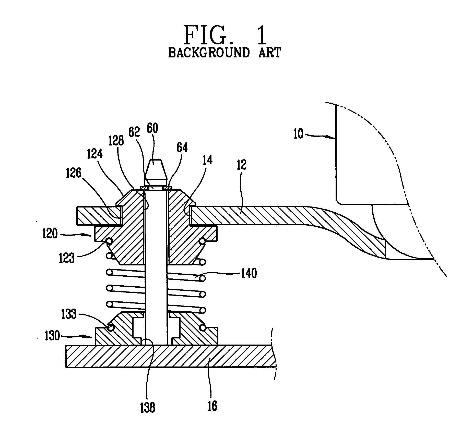 Apparatus for supporting compressor