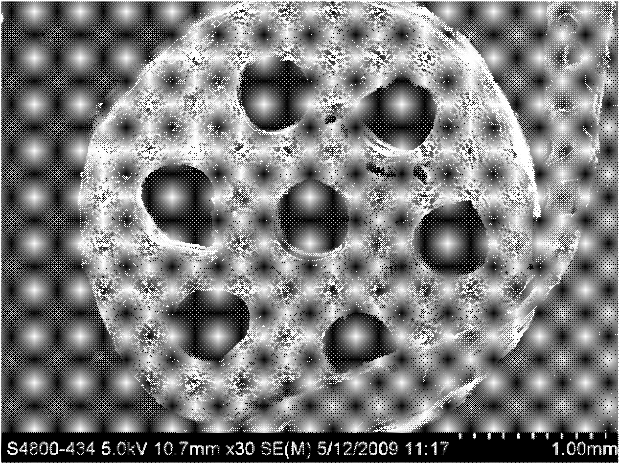 Nano-fiber tubular scaffold with multi-stage porous structure