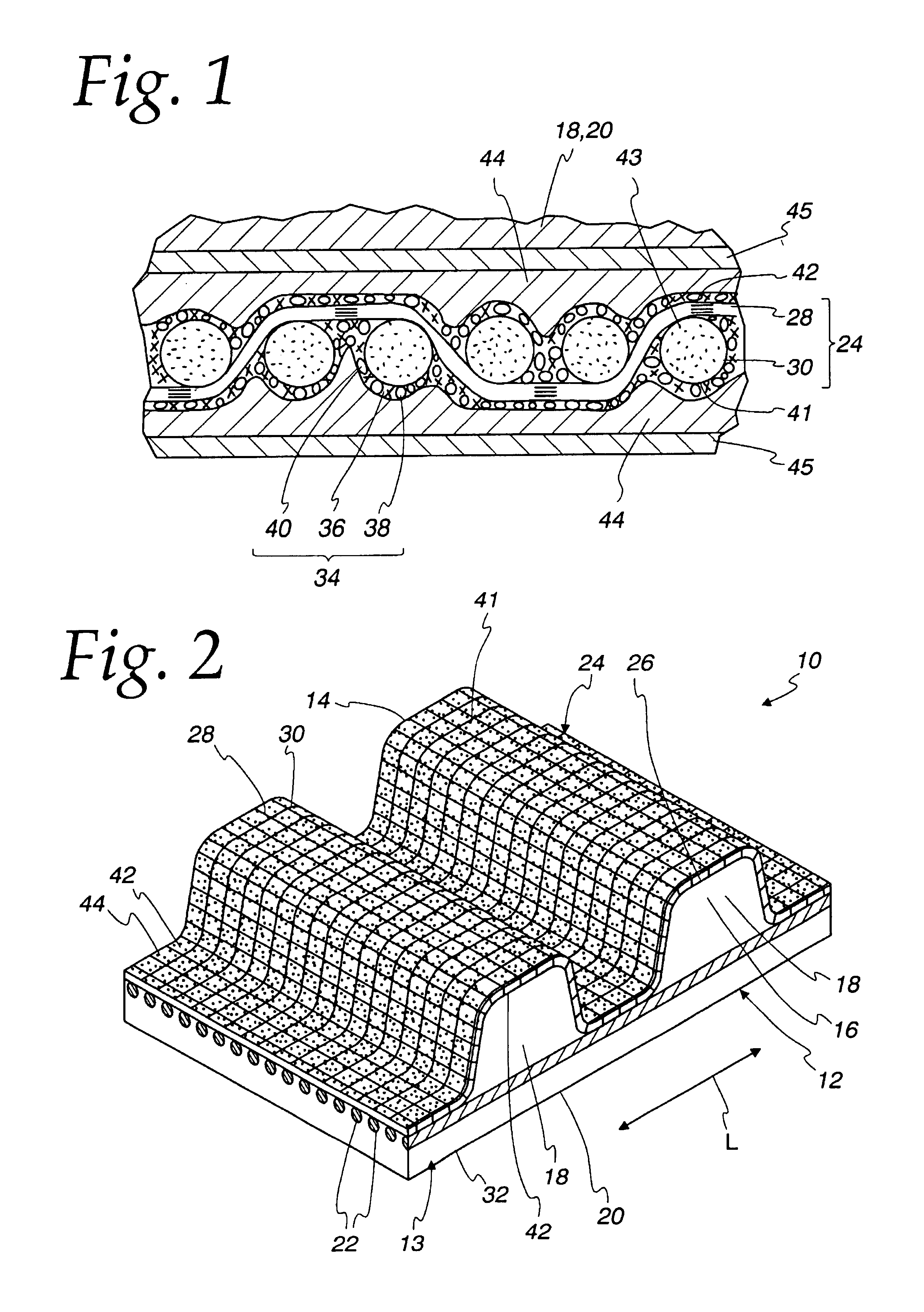 Power transmission belt and method of manufacturing the power transmission belt