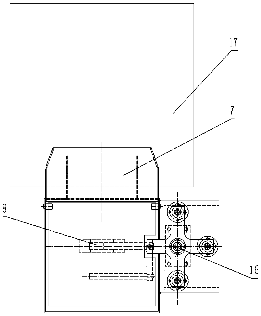 Piston automatic quenching device and method based on incomplete solution treatment technology