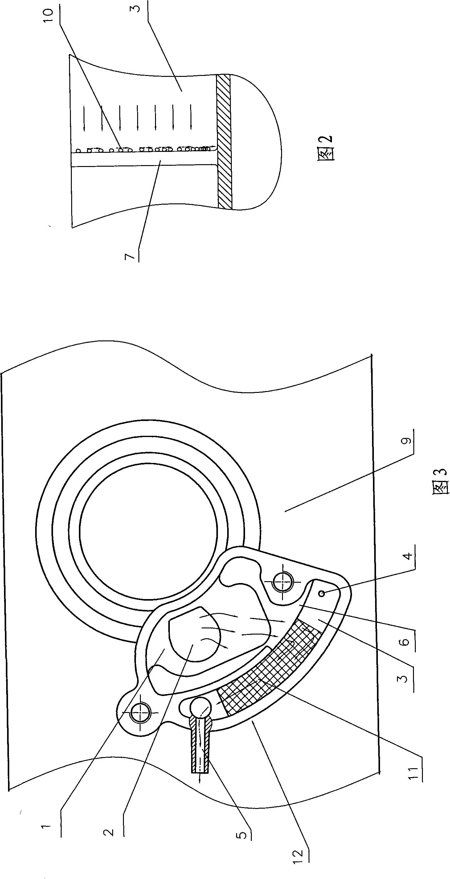 Oil-gas separating device of general-purpose petrol engine crankshaft case waste gases