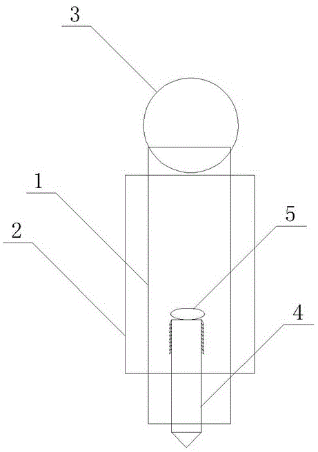 Drill head structure for knapping machine