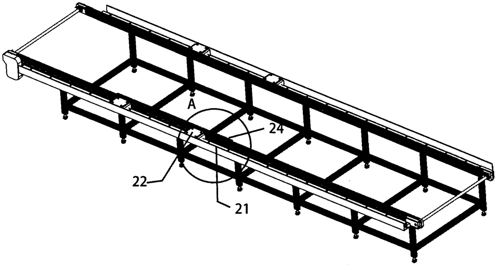 Stacking device for cartons in ton bag