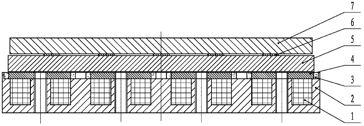 A linear motor permanent magnet brake