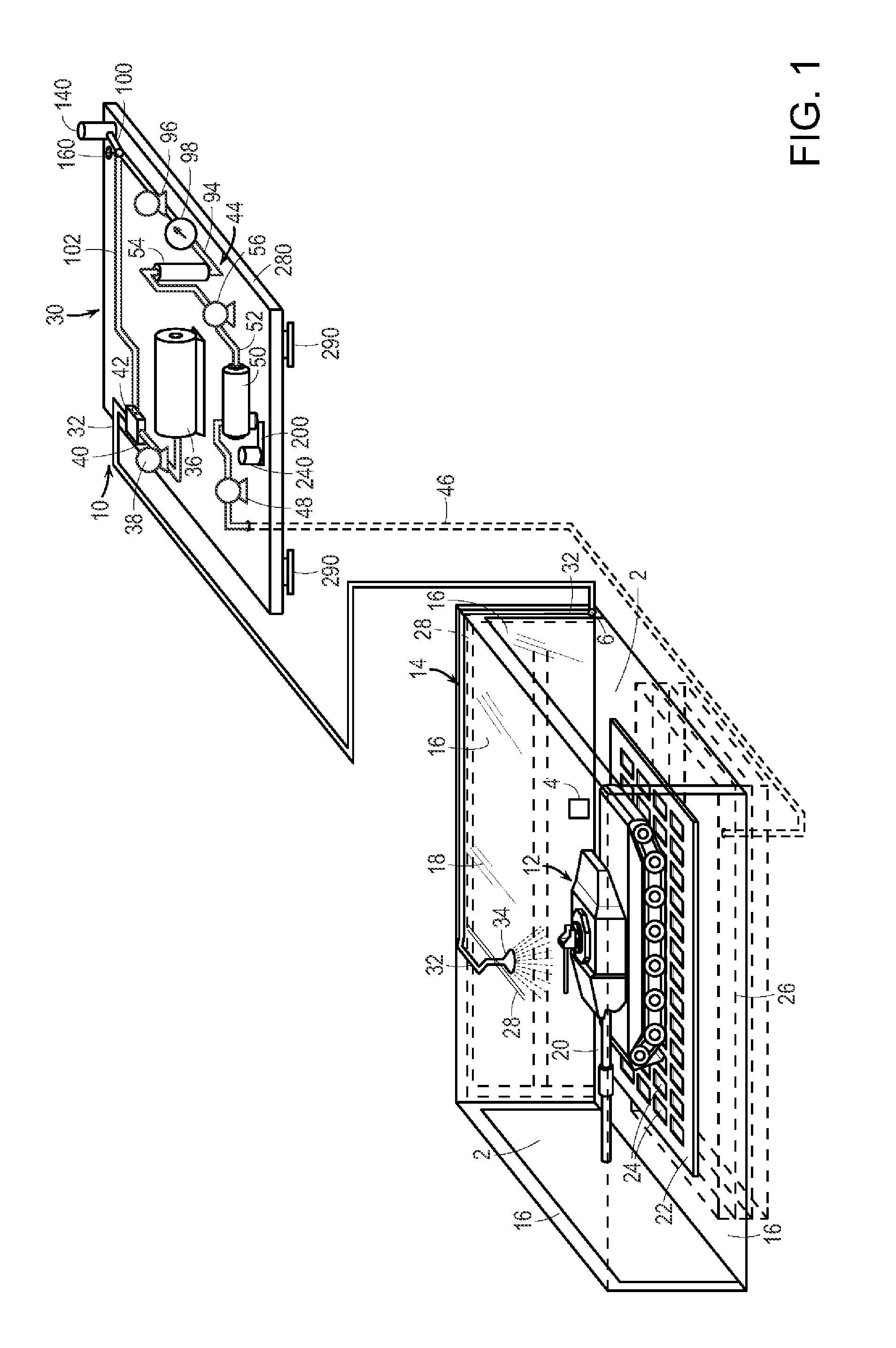 Equipment decontamination system and method