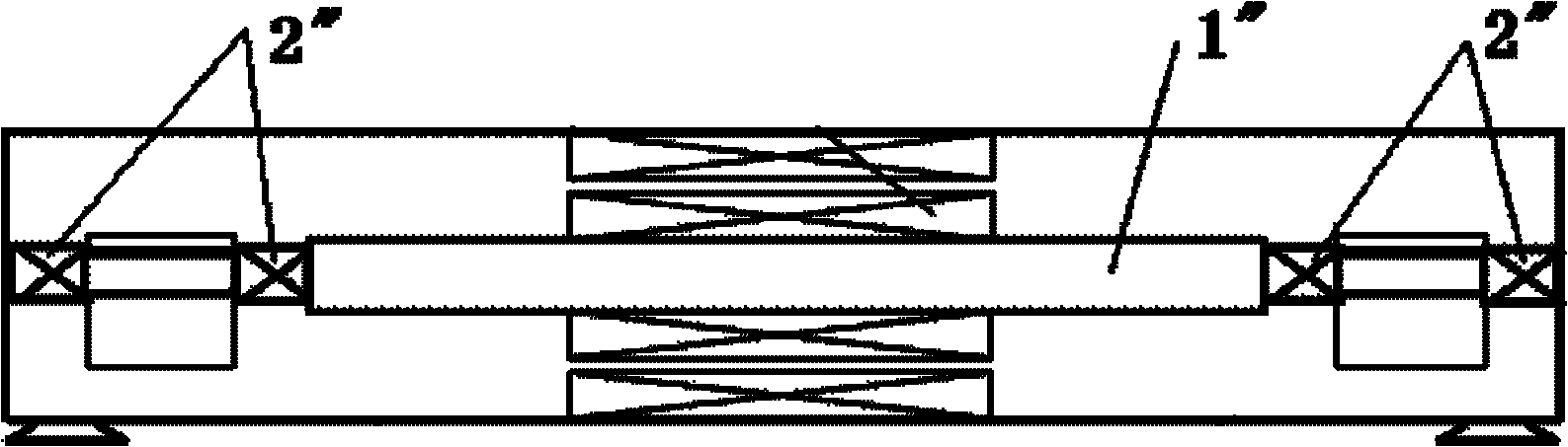 Three-section vibration motor eccentric block vibrator