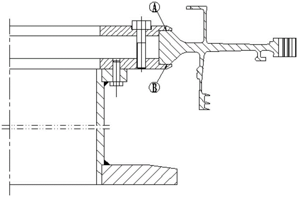 High-accuracy surface fine machining and finish machining method for thin-wall wheel discs