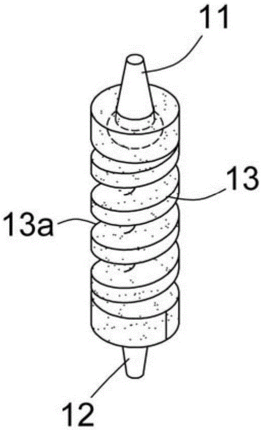 Engagement device for preventing bone fusion of fibula truncation part