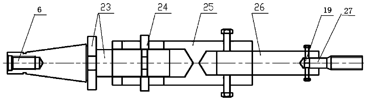 Tap fixture for tapping of milling machine