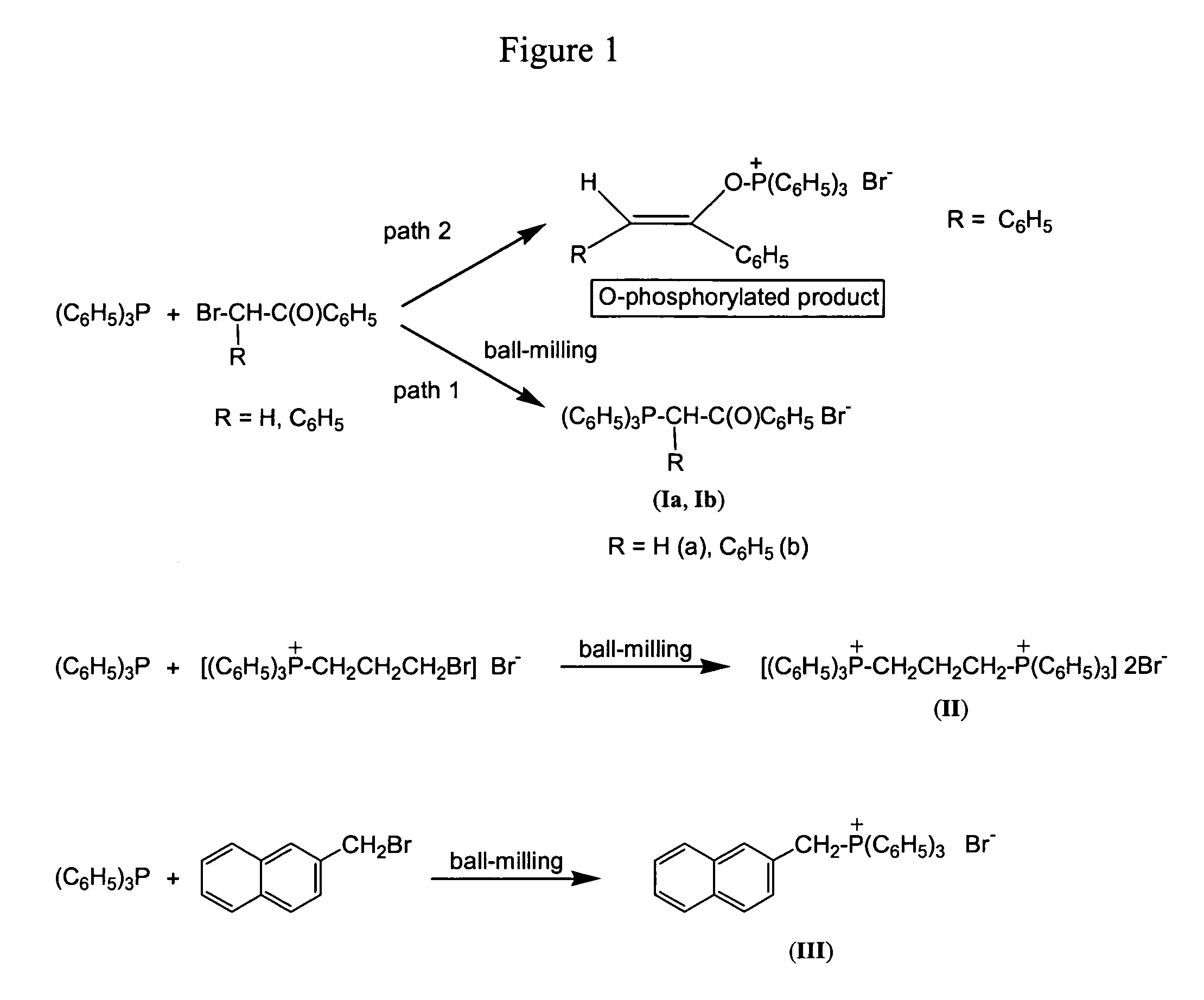 Solvent-free mechanochemical preparation of phosphonium salts, phosphorus ylides, and olefins