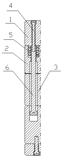 Die opening/closing structure system used for injection mold