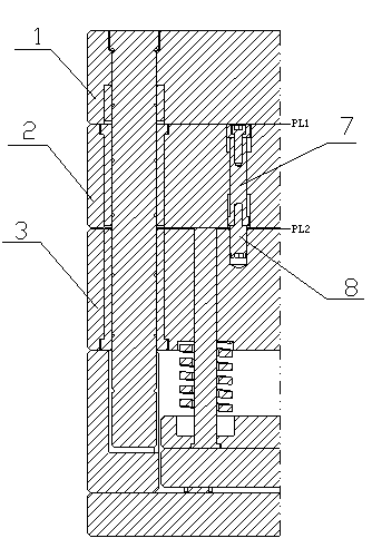 Die opening/closing structure system used for injection mold