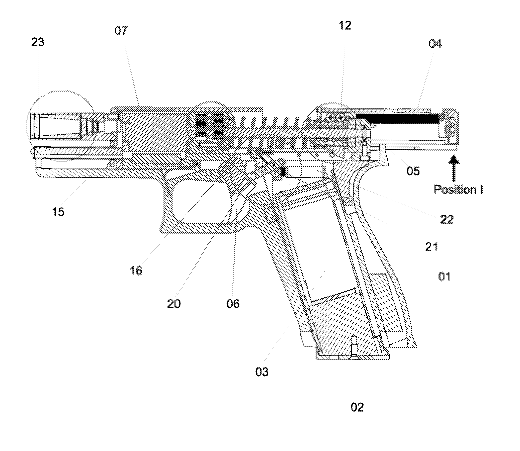 Recoil impulse generator for a weapon simulator