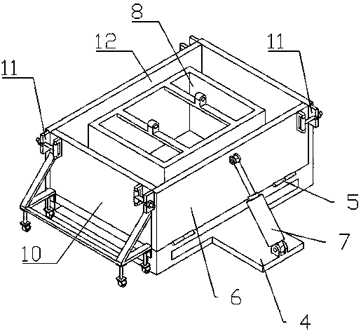 Detachable assembled bay window mold