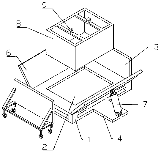 Detachable assembled bay window mold