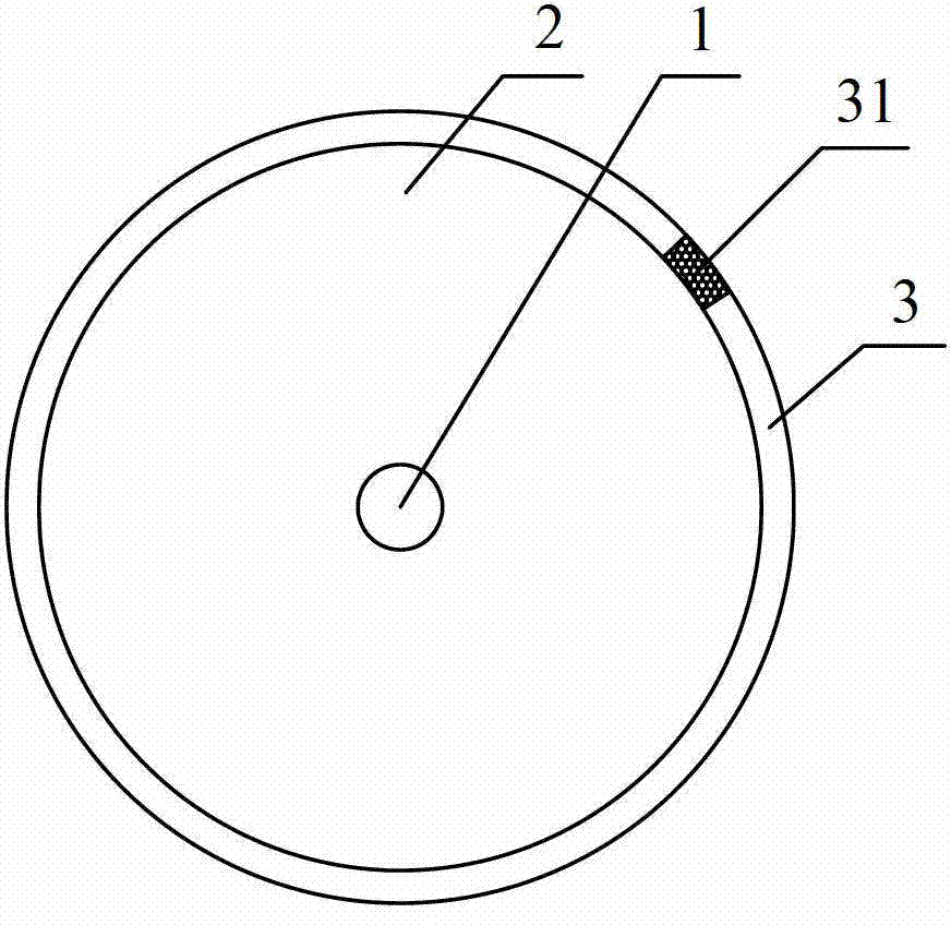 Quantitative detection method for filter stick spice line center distance