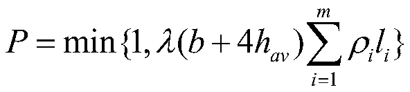 Line fault probability calculation method and system under lightning disasters