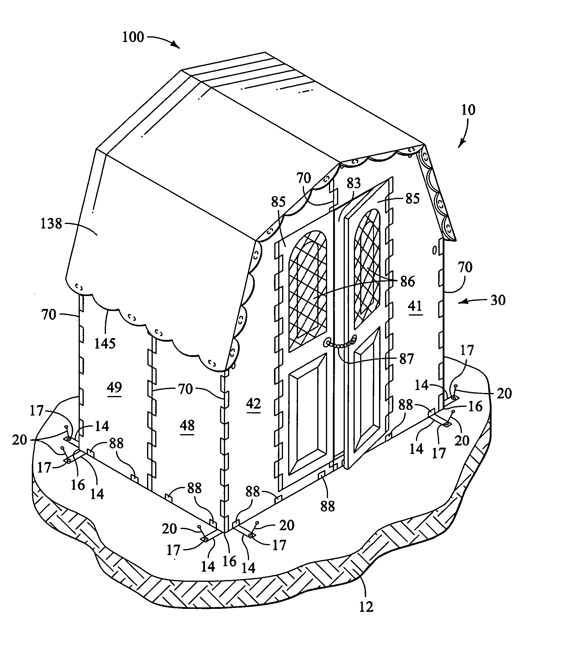 Portable, folding storage structures with carrying case and methods therefor