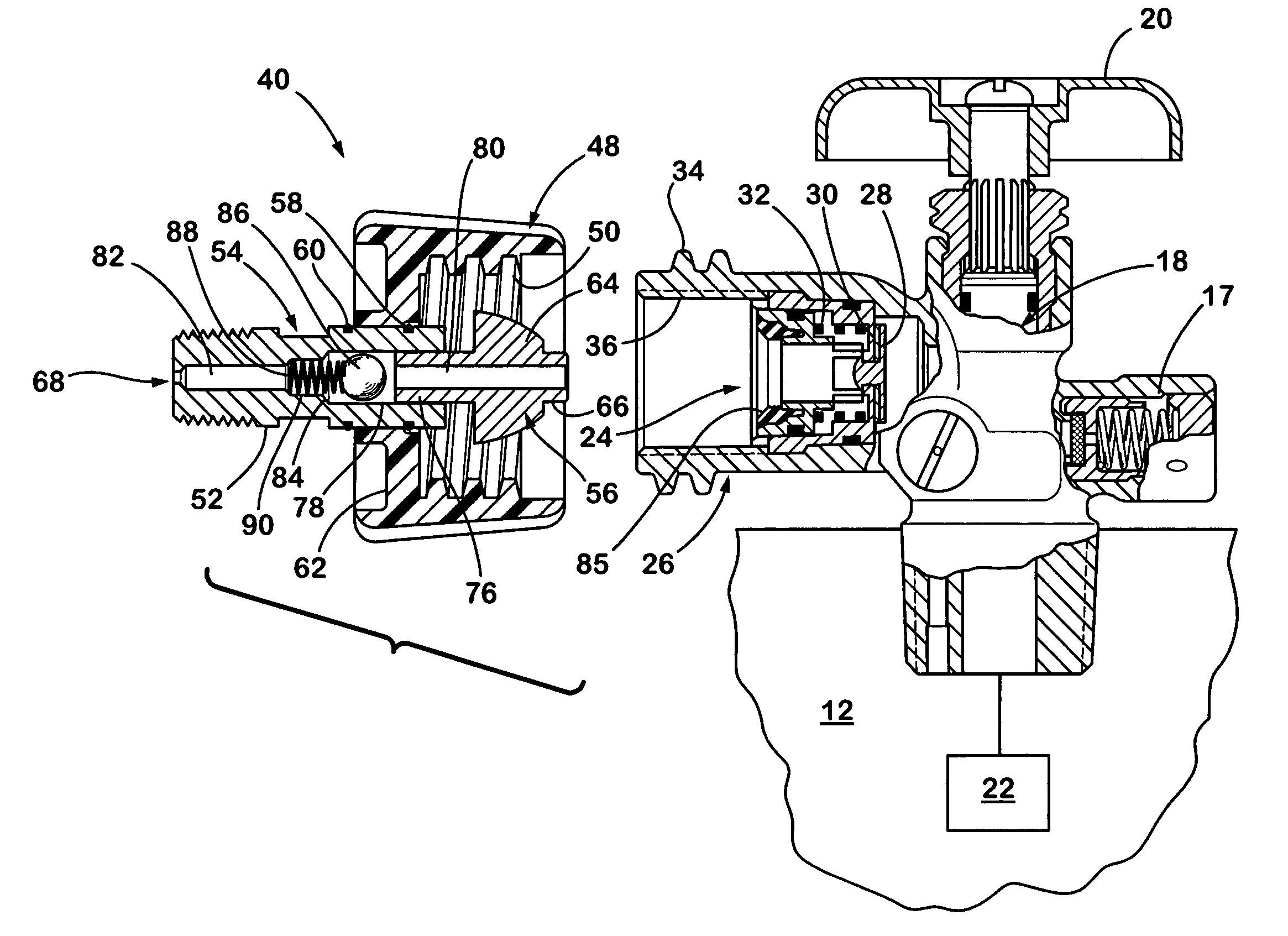 Appliance end fitting