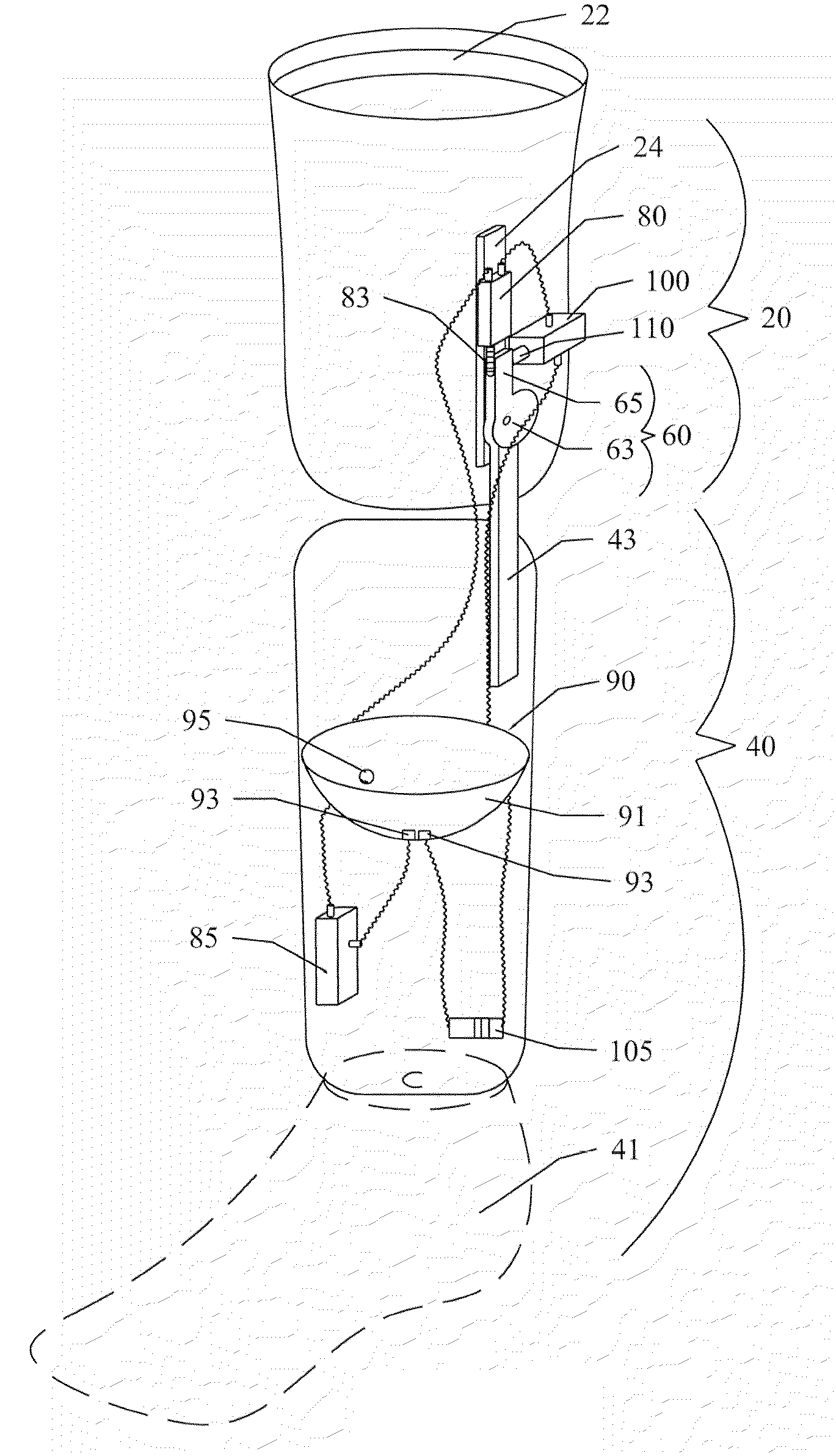 Prosthetic knee with gravity-activated lock