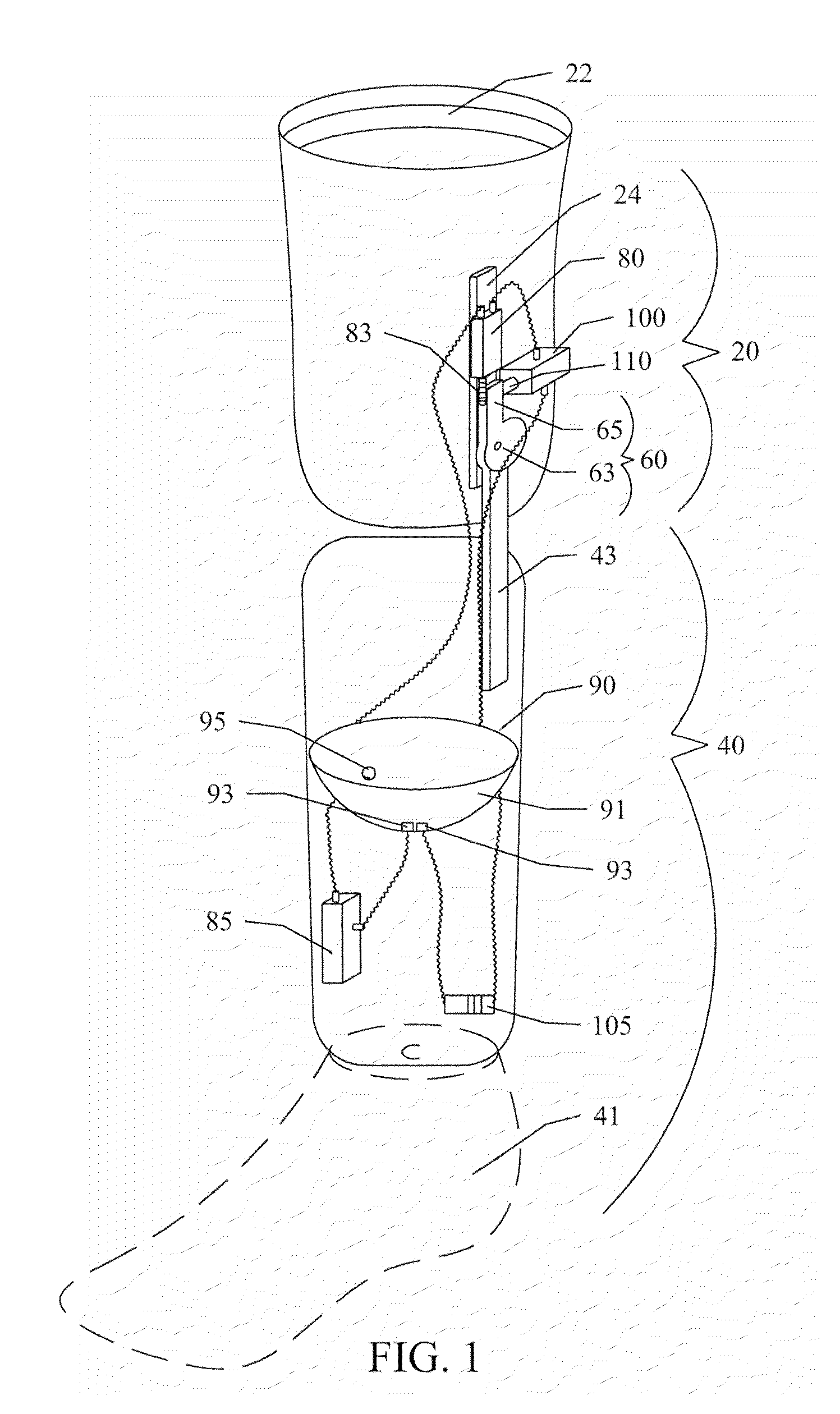 Prosthetic knee with gravity-activated lock