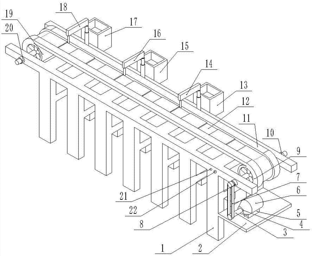 Assembling device for medical glass slide