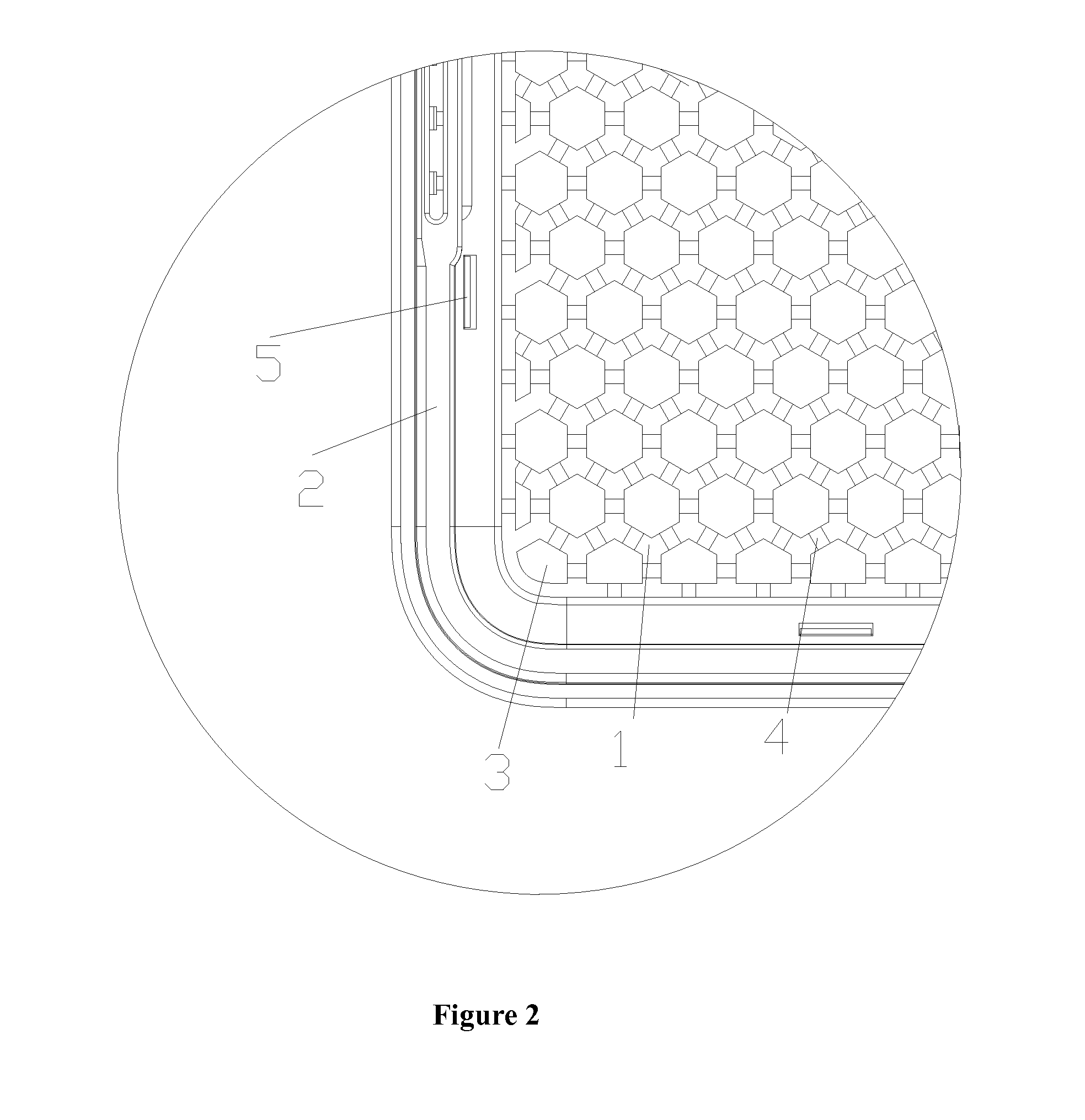 Protective case with heat dissipation structure for electronic products