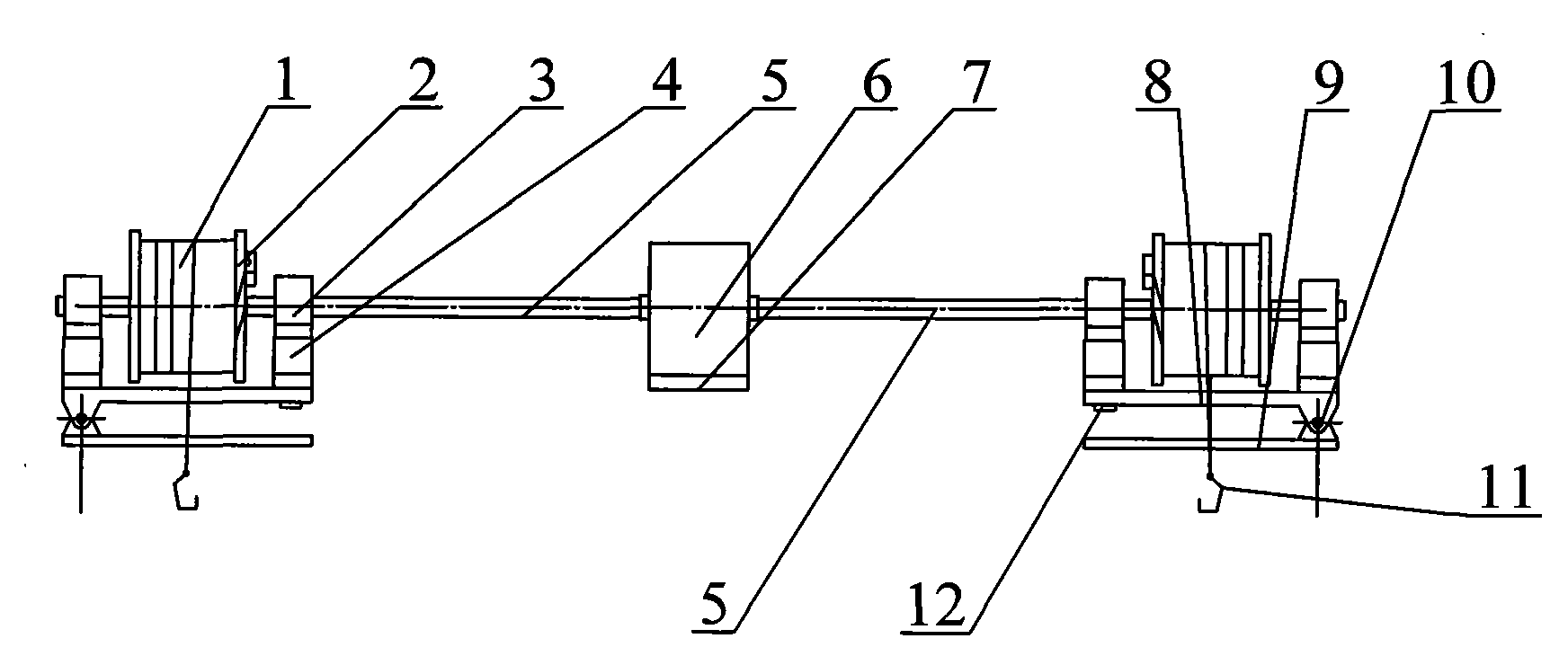 Lifting and transporting mechanism for cutting cool of vehicle roof water jet room