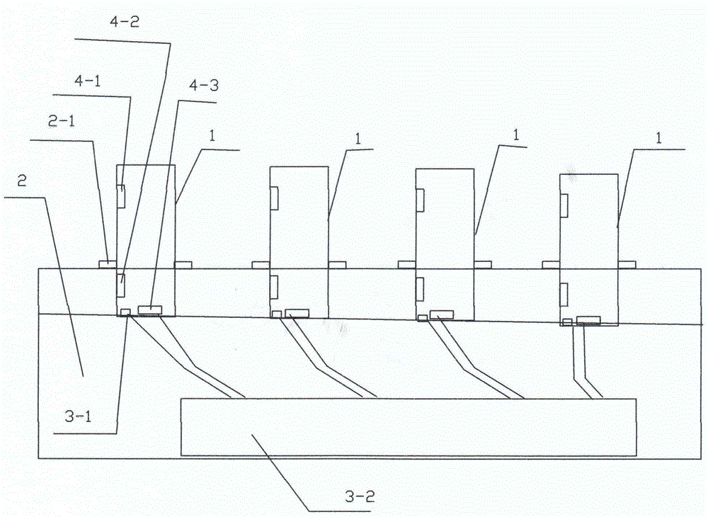 Concentrated ink-supplying system with automatic alarm device and vibrating function