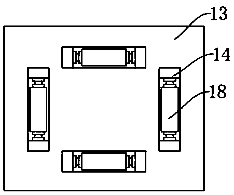 A cloth spreading device for clothing