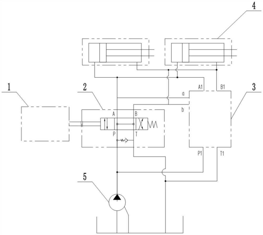 Steering hydraulic system and crane