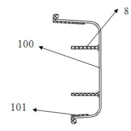 Front-end module carrying frame of car