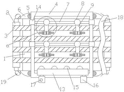 Carpet processing, pre-evaporating and flatting operation platform device