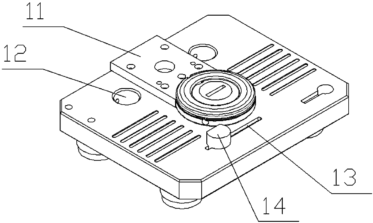 A tool detection instrument for CNC punching press mold and a method for detecting and setting tools