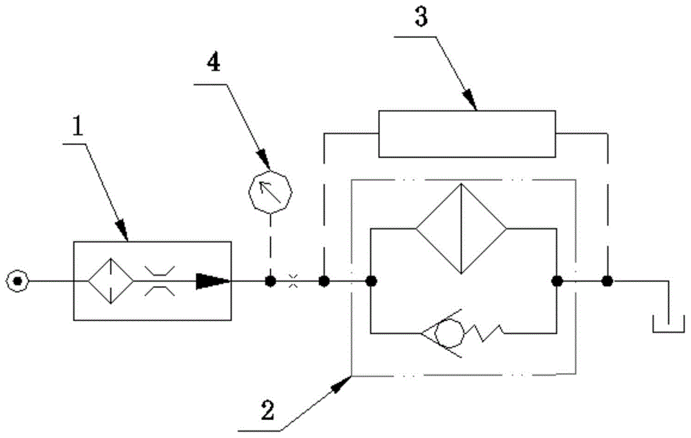 Bypass type filter