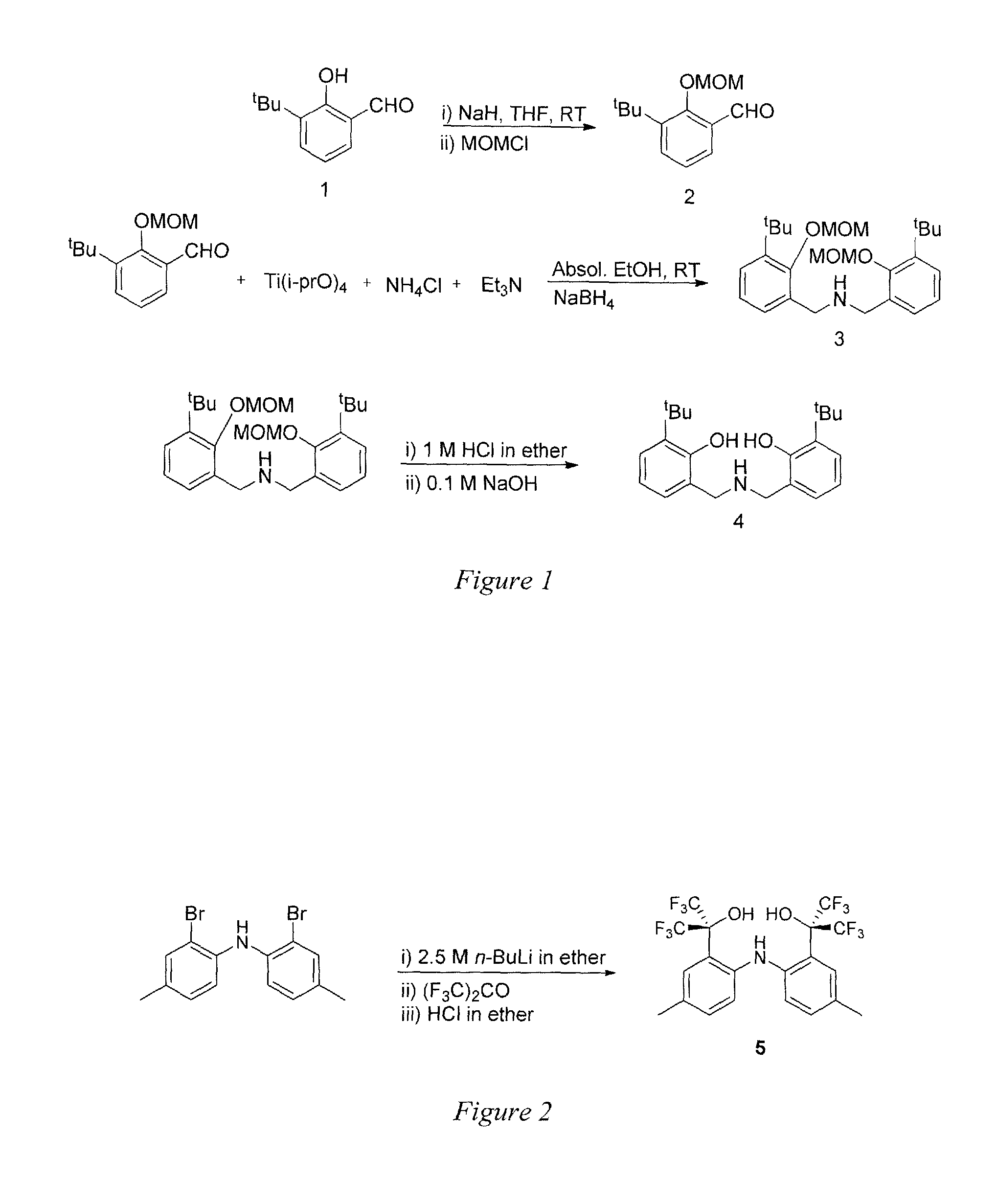 Ono pincer ligands and ono pincer ligand comprising metal complexes