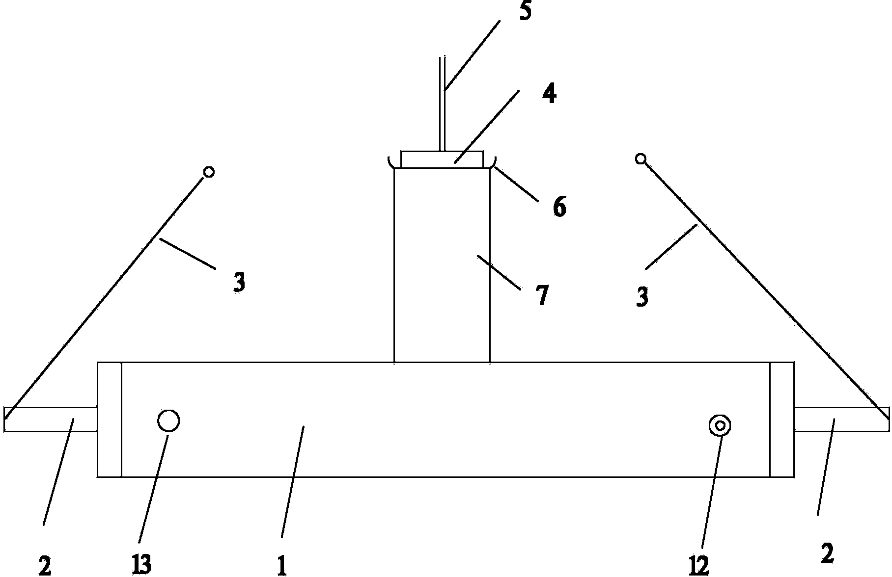 Water body sampling unit weight detection method in immersed tunnel pipeline section drift floating immersion and water sampler