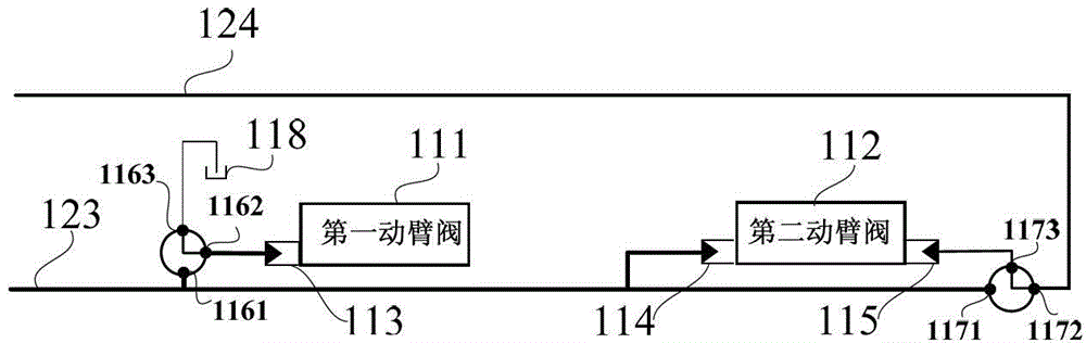 Device for testing performance of hydraulic multiway valve