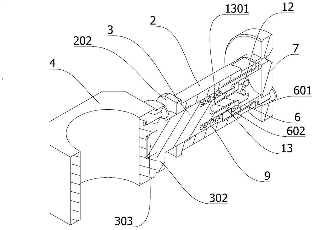 Three-position adjusting elastic positioning traveling device