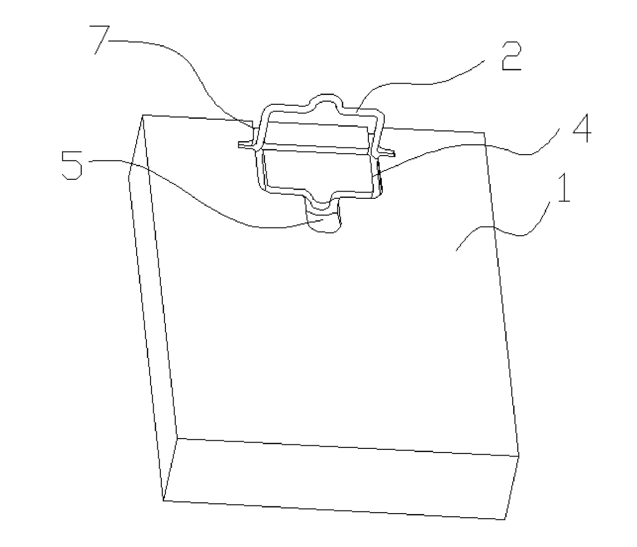 Electronic cigarette packing case and method for manufacturing same