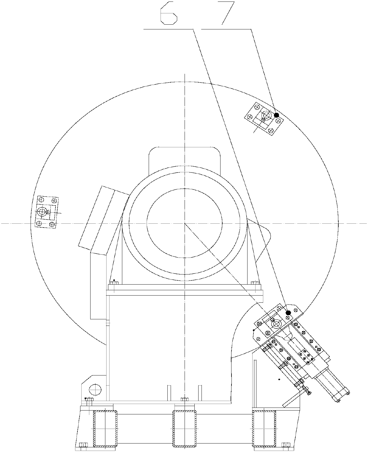 High-speed frame stranding machine