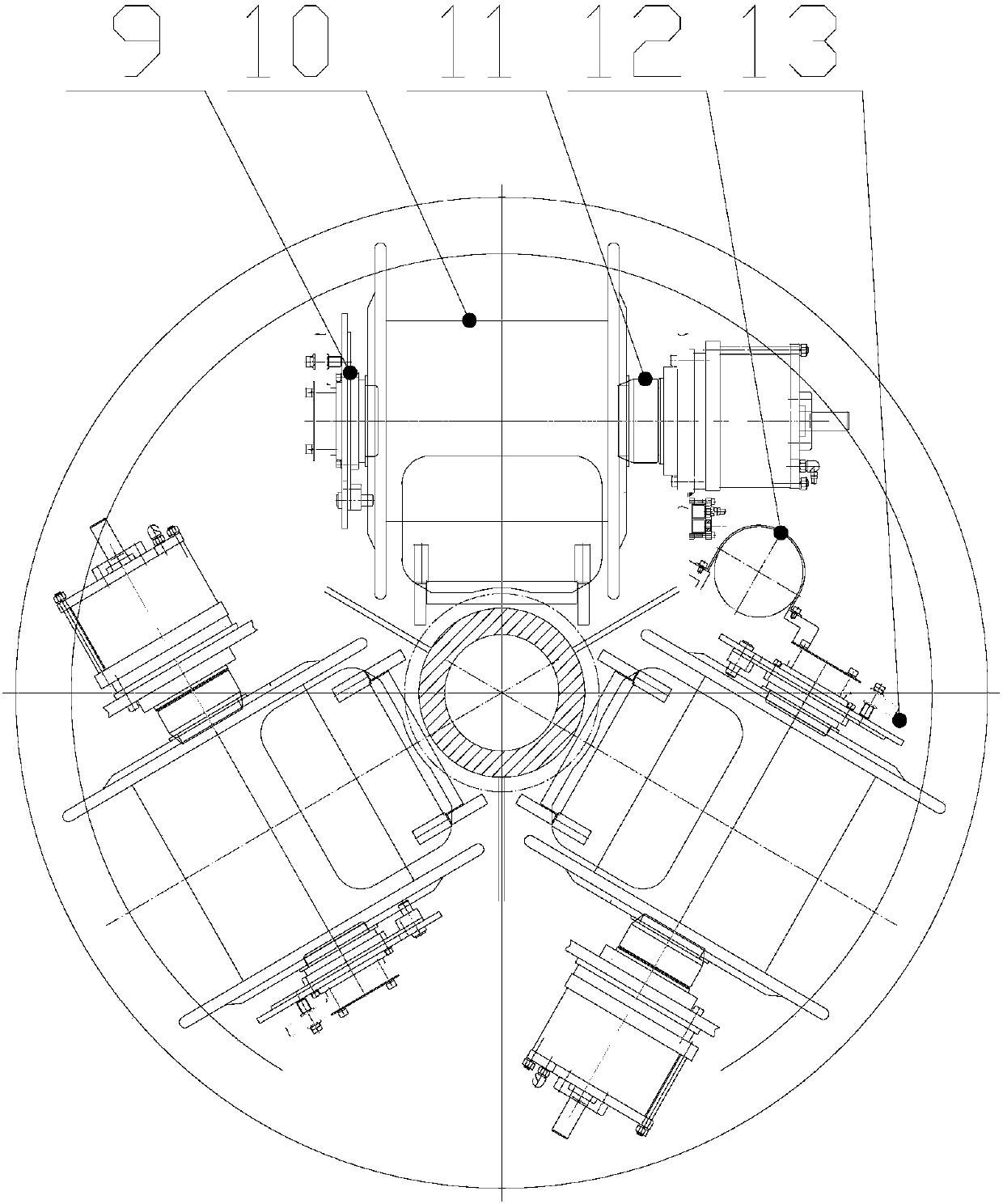 High-speed frame stranding machine