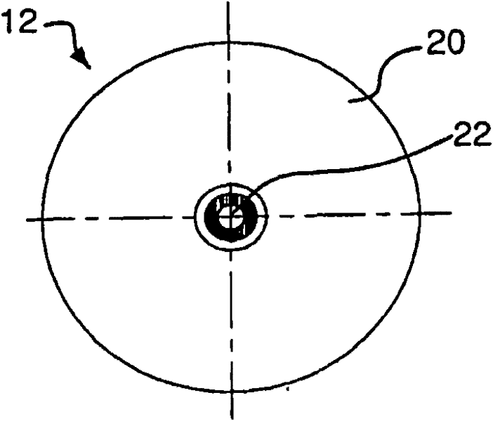 Fastening device for fastening a fixation device to a bone part