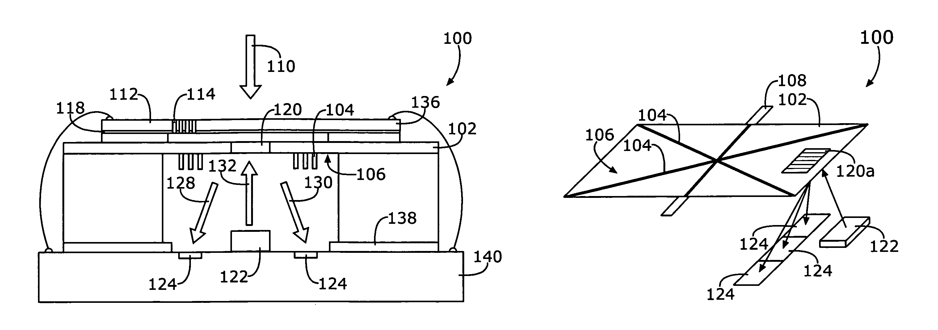 Optical sensing in a directional MEMS microphone