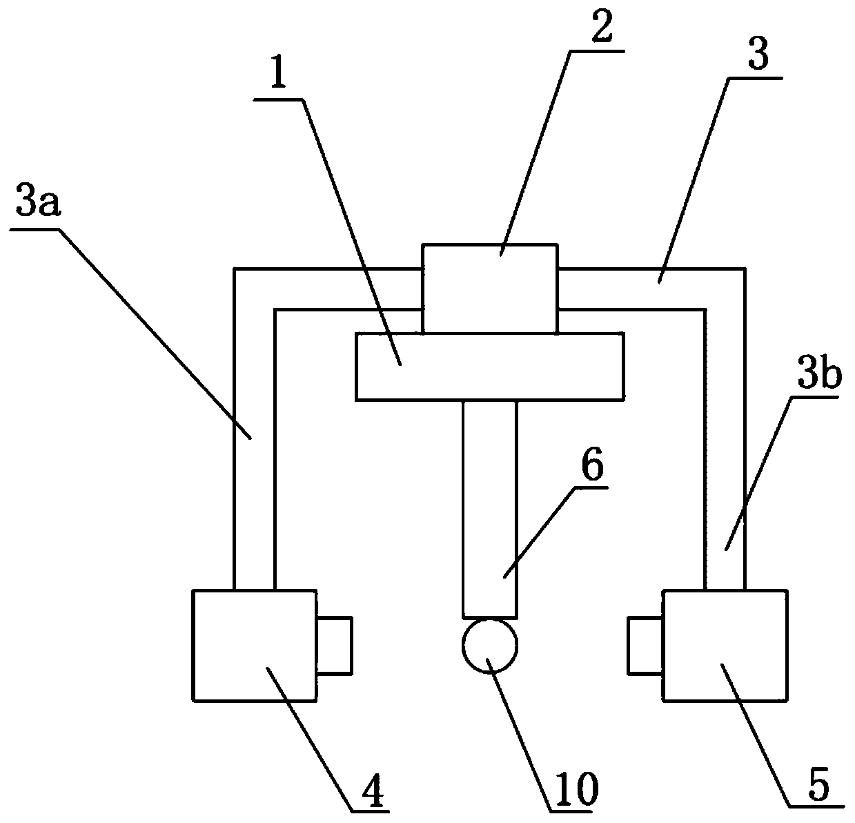 Image collecting system of shaft detecting device and image collecting method of image collecting system