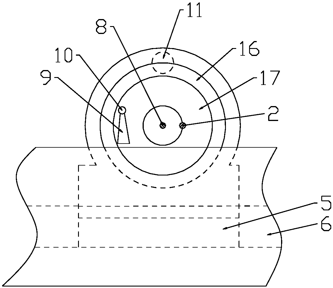 Brooming device for upper surface of prefabricated laminated slab